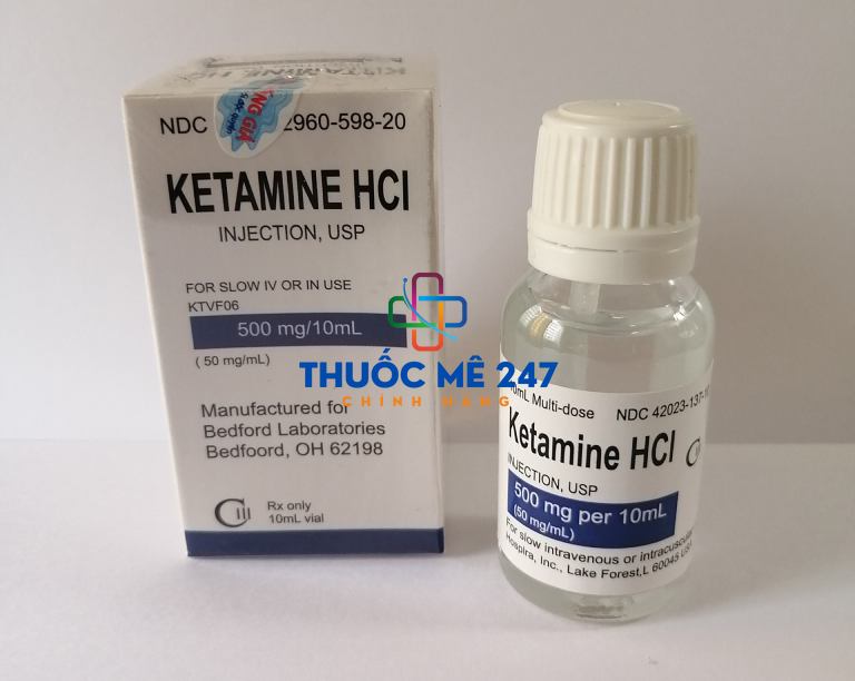 Thuốc mê dạng nước Ketamine HCL